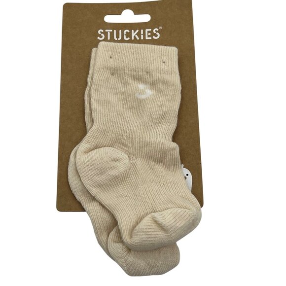 Baby Stay On Cotton Blend Socks By Stuckies 0-6M NWT Choose Color! - Picture 8 of 9